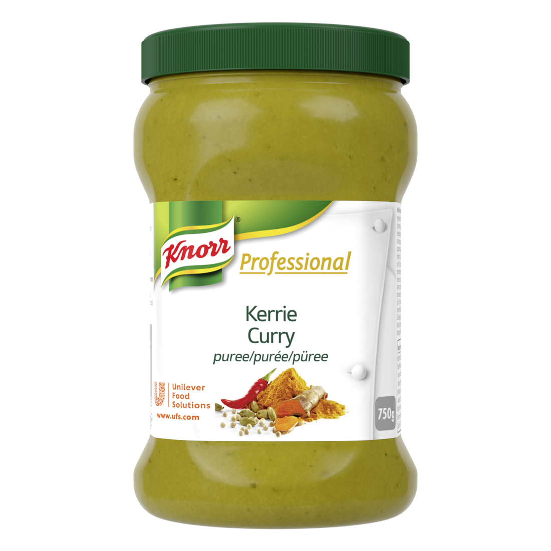 Knorr Professional Purée de curry pot 750g - Knorr Purée d’Épices parfume et personnalise vos plats.