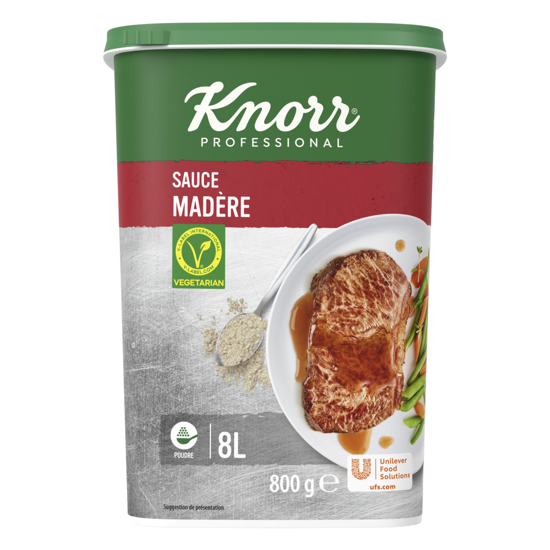 Knorr Sauce Madère  Déshydratée 800g Jusqu'à 8L - 