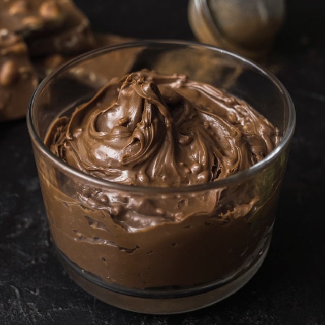 Crème dessert au chocolat agrumes