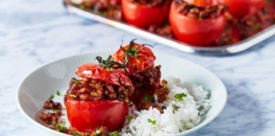 Tomates farcies végétariennes – - Recette