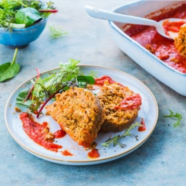 Rôti de lentilles et de noix