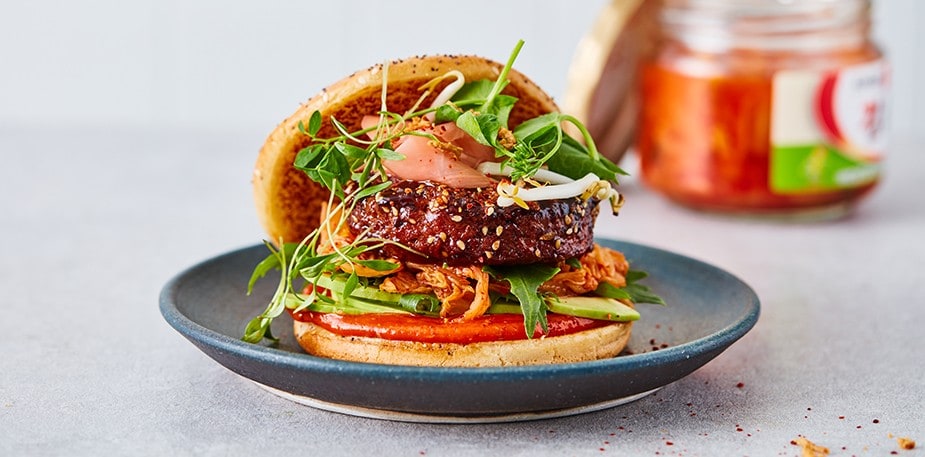 Hamburger au kimchi coréen – - Recette