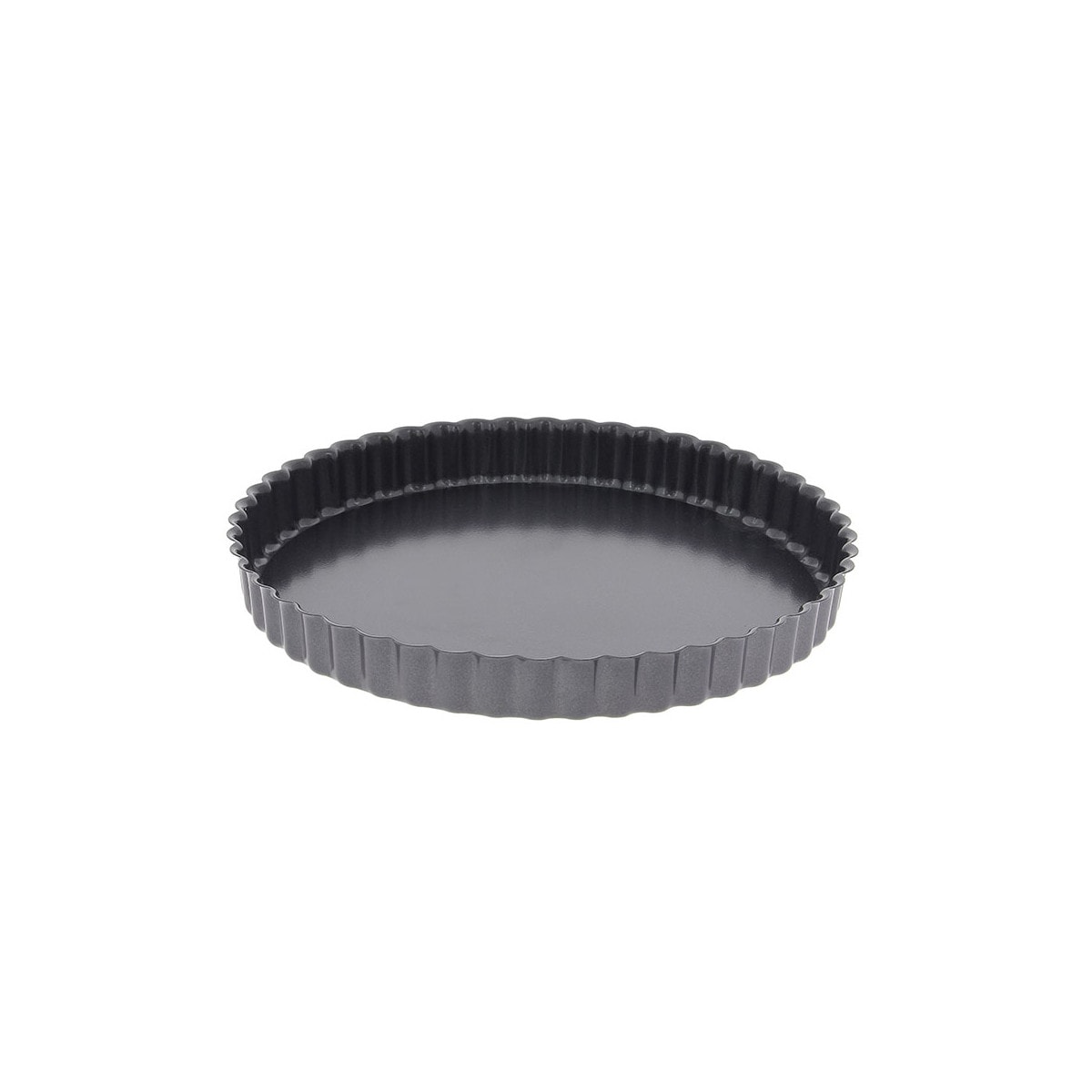 Moule à gâteau 28 cm - de Buyer - Moule à tarte cannelé de 28 cm en acier revêtu, bord droit et fond fixe : un design authentique.
Idéal pour la cuisson de tartes, fonds de tartes, tourtes ou quiches traditionnelles.