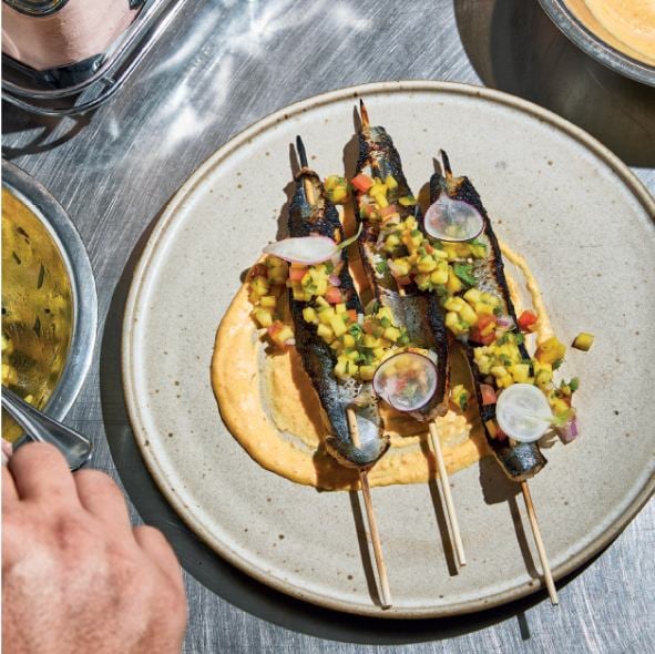 Nouilles croustillantes à la bisque de crevettes 