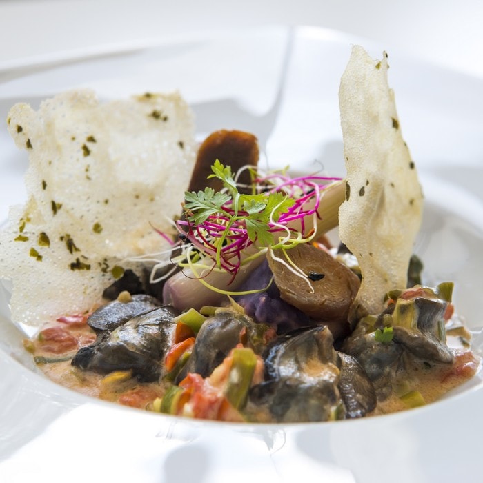 La recette des escargots au Champagne et Purée de Pomme de terre Vitelotte