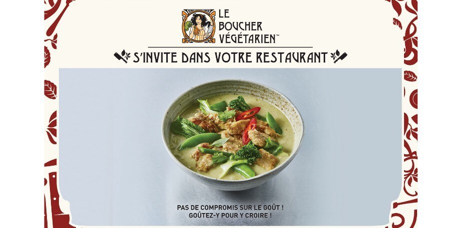 Téléchargez gratuitement le book de recettes avec notre gamme de protéines végétales Le Boucher Végétarien