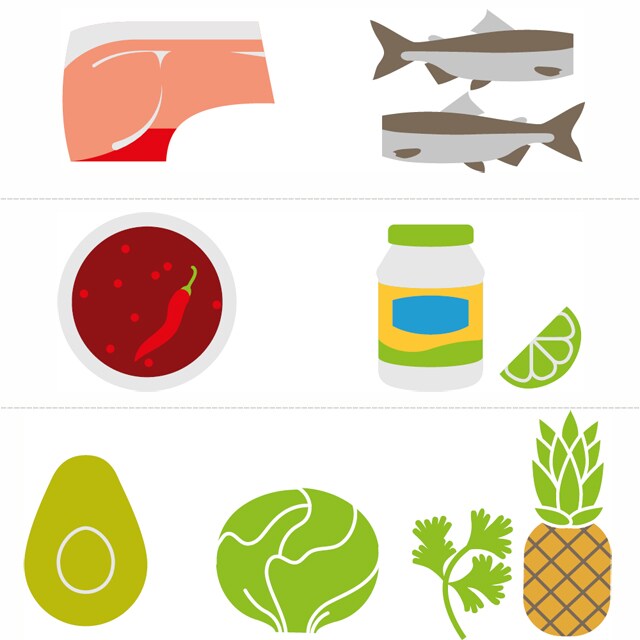 CARNITAS ou PESCADO (épaule de porc ou poisson)