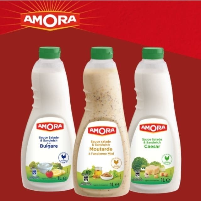 Découvrez les nouvelles Sauces Salades & Sandwichs Amora 