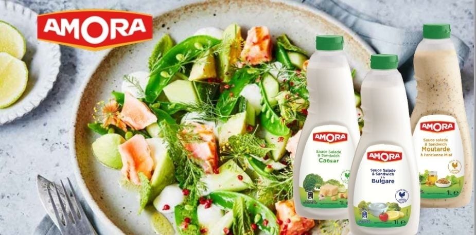 Découvrez les nouvelles Sauces Salades & Sandwichs Amora 
