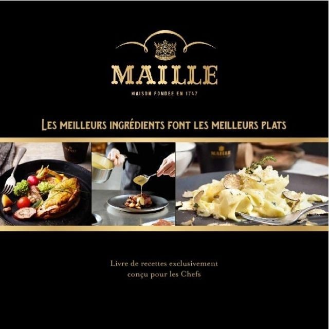 Cuisinez chaque saveur en téléchargeant la brochure recettes à la Moutarde Maille® 